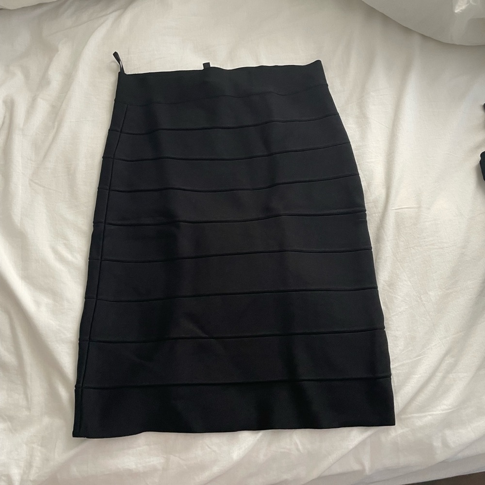 Black pencil skirt